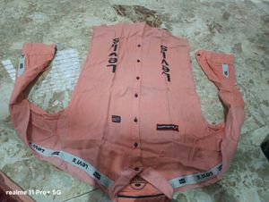 Men's Peach Casual Shirt
