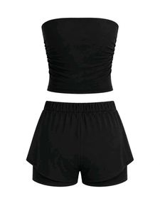 Black Bandeau Mini Lounge Set
