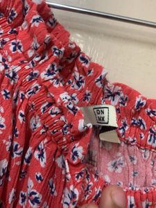 Charming Floral Off-Shoulder Top