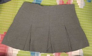 Pleated Grey Skirt