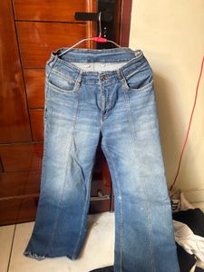 Women's Blue Flare Jeans
