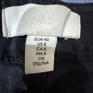 Classic Black Denim Jeans