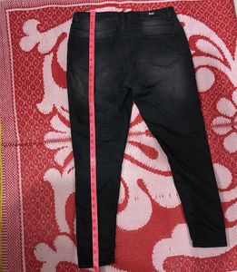 Stylish Black ankle Denim Jeans