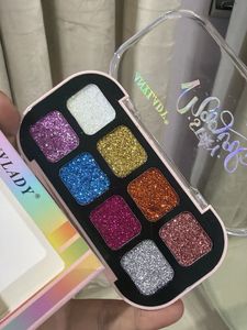 ANYLADY 8 Colors Glitter Eyeshadow Palette