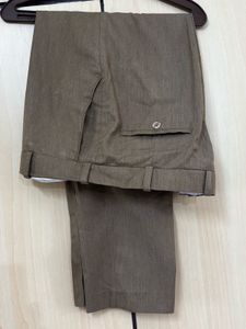 Men's Brown Formal Trousers