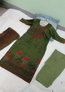 Green Kurta Set