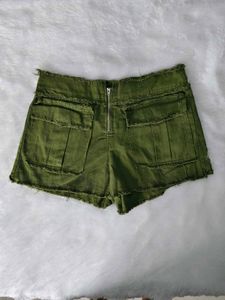 SHEIN Olive Green Cargo Shorts