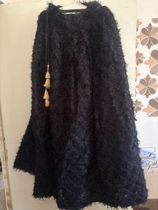 Black Fuzzy Skirt