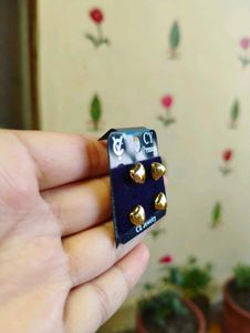 Cute Bow Pearl combo Earrings