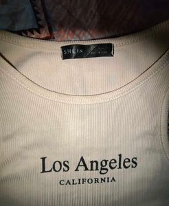 Los Angeles California Cropped Tank Top
