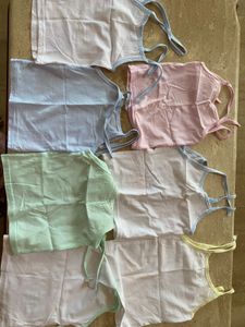 Cute Baby Tie-up Cotton Tops ( 7 pieces)