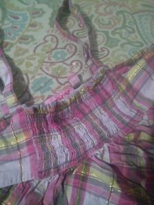 Cute Plaid Baby Doll Top age 5 year