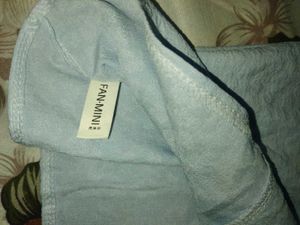 Elegant Blue Embroidered top