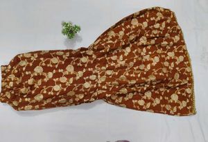 Floral Embroidered Semi Stitched Garara Suit