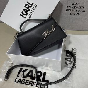 Chic Black Karl Lagerfeld Handbag