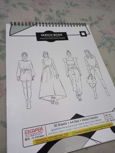 sketchbook and colours combo set