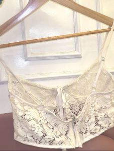 Lace Corset Bustier Top