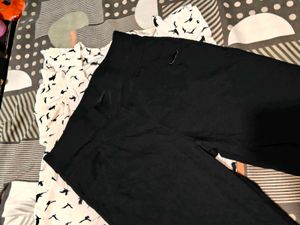 Chic Black Bird Print Top Nd pants set