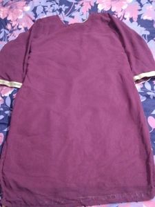 Embellished Purple Kurta with Plazzo