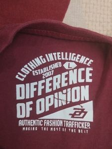 L Size Maroon/Burgundy T- Shirt