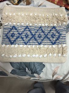 Boho Textured Clutch Bag