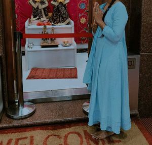 Sky Blue Salwar Kameez Suit
