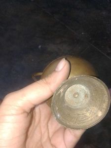Vintage very old and rare Brass Oil Lamp