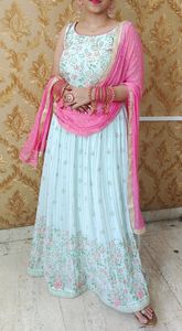 Women Party Wear Dress with Dupatta