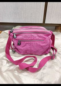 Pink Kipling Crossbody Bag