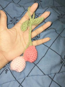 🩷 Crochet🌸 Flower Hair Tie🌷