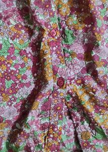 Floral Print Short kurti
