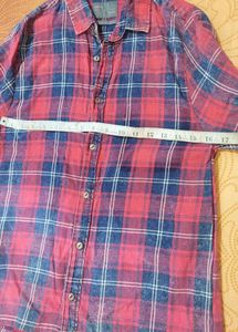 ZARA Unisex Plaid Flannel Shirt
