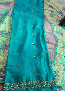 Saree With Unstitched Blouse