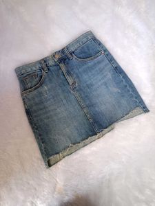 Denim Mini Skirt