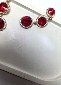 Stunning Red Jewelery Set