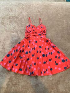 Taylor Swift H&amp;M Red Polka Dot Dress