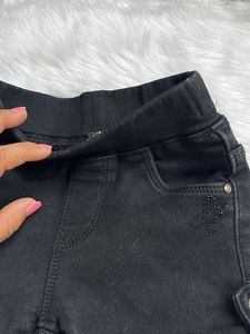 Black Denim Shorts