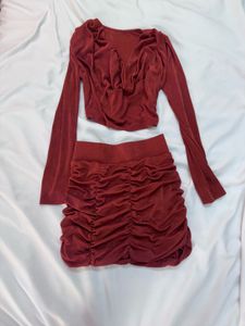 Rust Two-Piece Set
