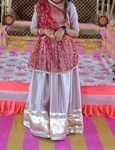 light pink chaniya choli