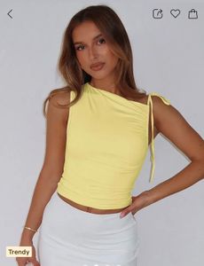 Chic Ruched One-Shoulder Top