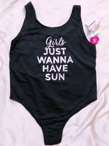 Girls' Black Swimsuit -