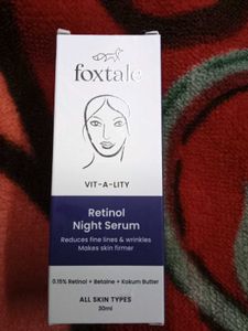 Foxtale 0.15% Retinol Renewing Serum