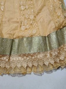 golden frock suit