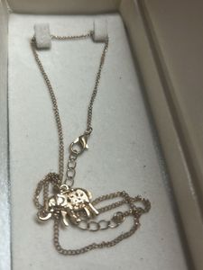 Delicate Gold Elephant Pendant Necklace