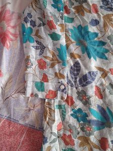Floral Print Kurta