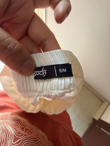 Soch White Dothi-Style Pant