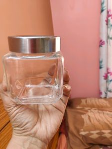 Four Pcs Glass Jars