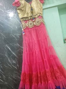 Full Flair Barbie Gown🥰😍