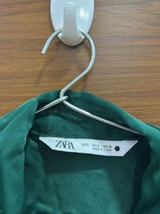 Green Satin Shirt