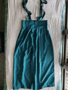 Teal Strappy Culottes trousers